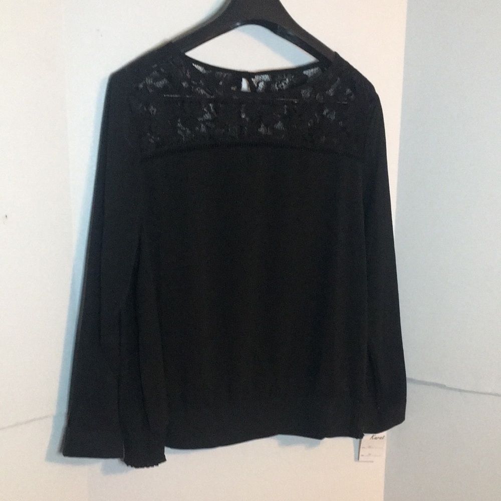 SEVEN KARAT BRAND SHEER TOP LACE SHOULDERS AND  STRETCH WAIST BAND FOR COMFOT